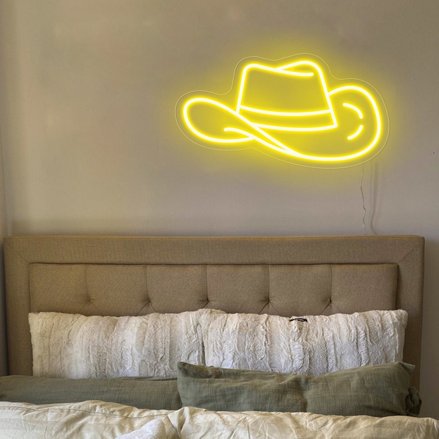 Cowboy Hat Neon Sign, Cowboy Straw Hat Neon Sign, Cowboy Hat With Name Sign, Cowgirl Led Neon Sign, Western Neon Light , Personalized Gifts