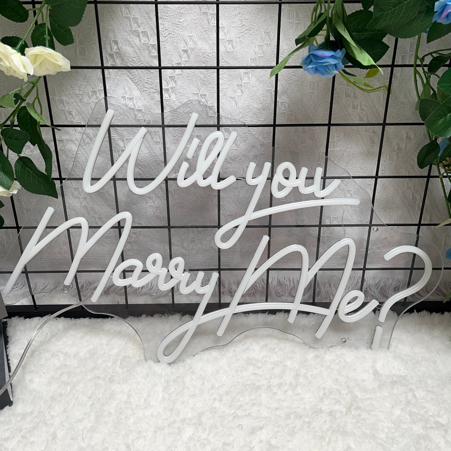 Will You Marry Me? Neon Sign Custom Wedding Neon Sign Led Light Home Wall Decor Wedding Party Backdrop Wedding Decor Personalized Gift