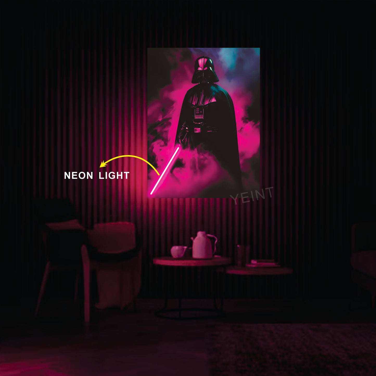 Darth Vader Neon Art Neon Light Wall Art Lightsaber neon sign Led light Wall Decor Custom Led Sign Personalized Gifts Movie po