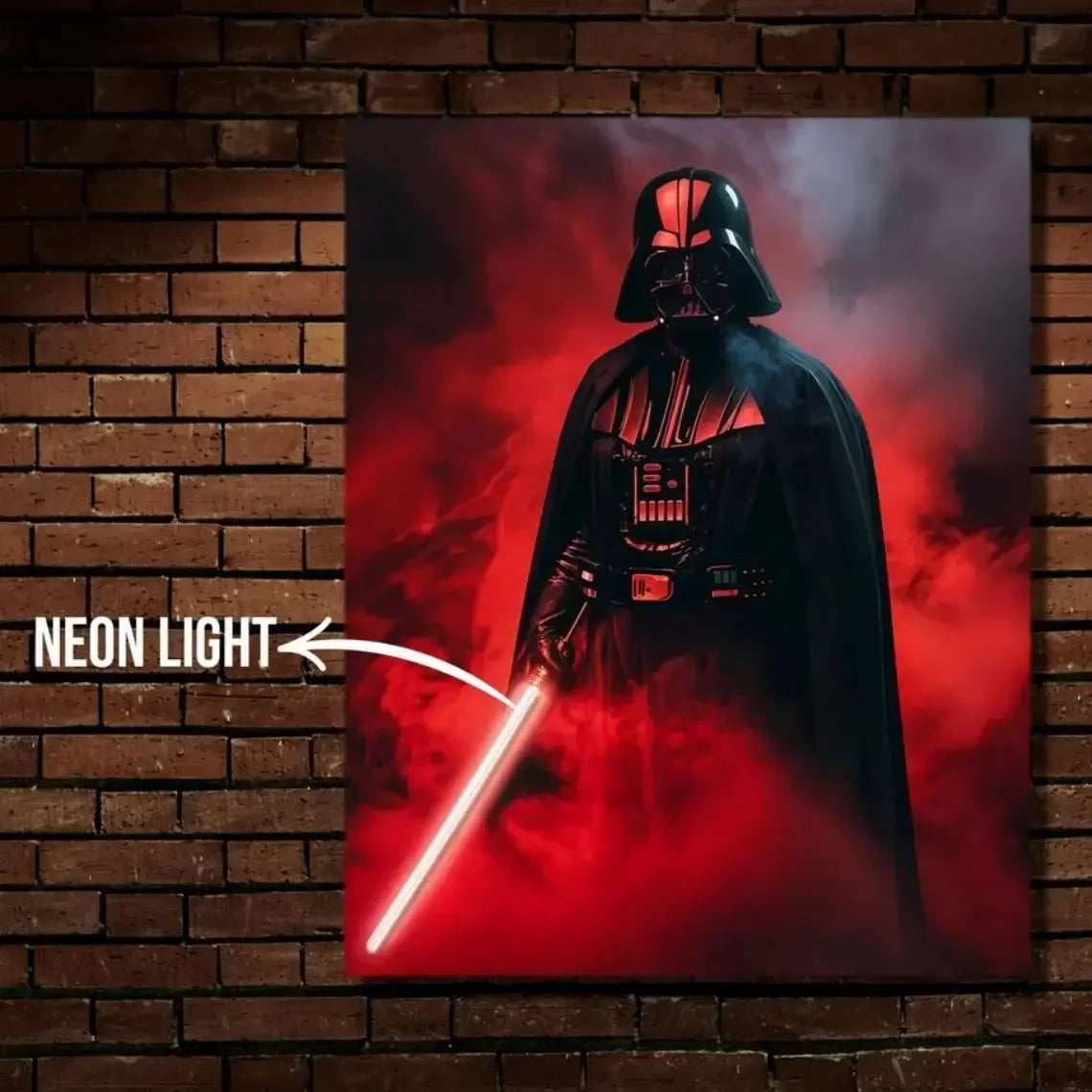 Darth Vader Neon Art Neon Light Wall Art Lightsaber neon sign Led light Wall Decor Custom Led Sign Personalized Gifts Movie po