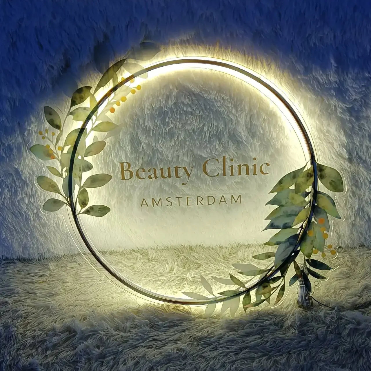 Custom LED Acrylic Signs Business Logo Beauty Nails Salon Hair Studio Sign 3D Backlit LED Neon Light Acrylic Sign Drop Shipping
