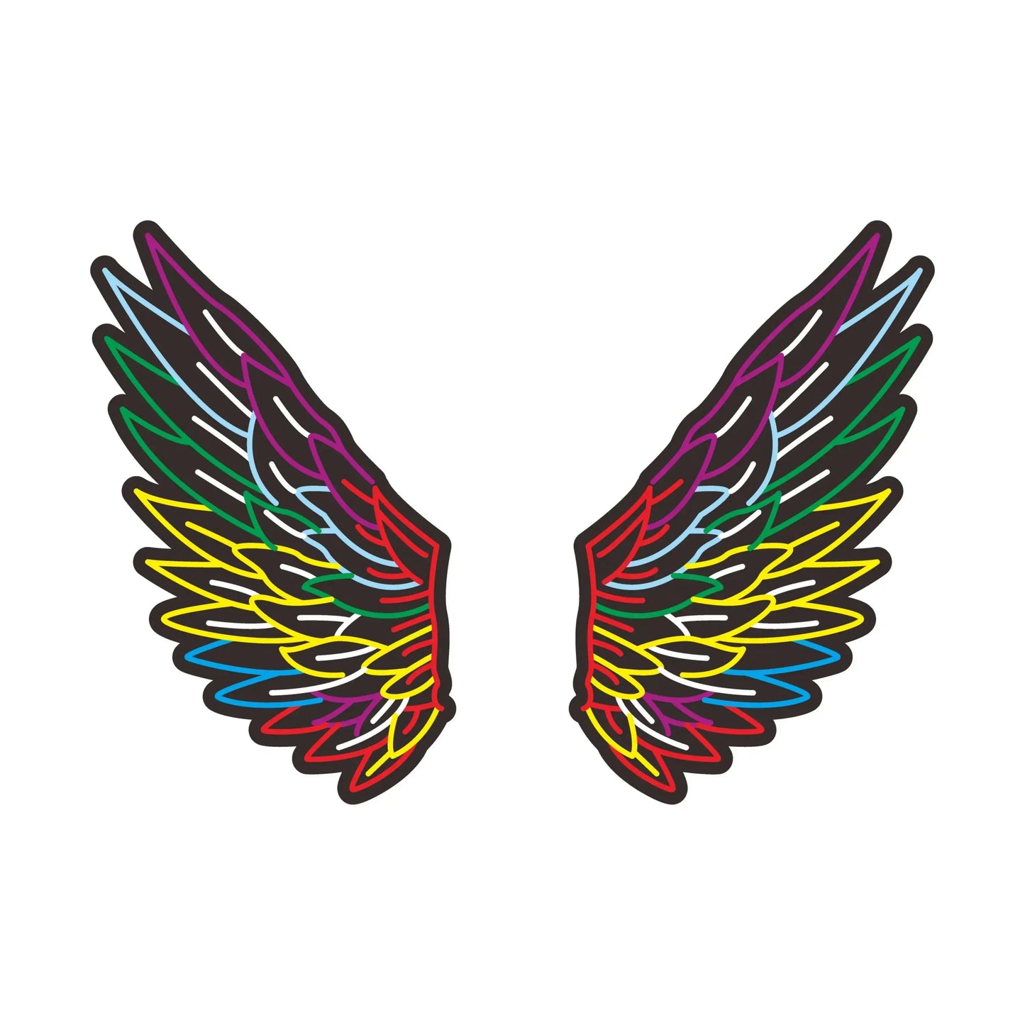 Angel Wings Neon Sign Custom Business Logo Wings Custom Sign Personalized Gifts for Her Neon Light Room Decoration