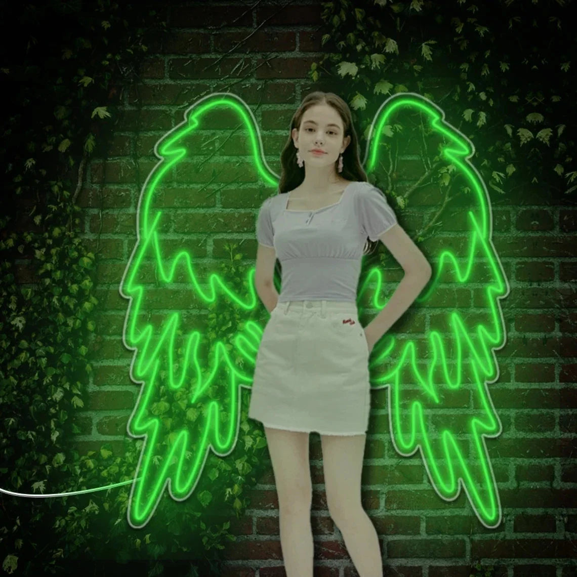 Angel Wings LED Neon Sign Home Decoration Custom Neon Wall Decor Neon Sign Custom Wings Personalized House Interior Light