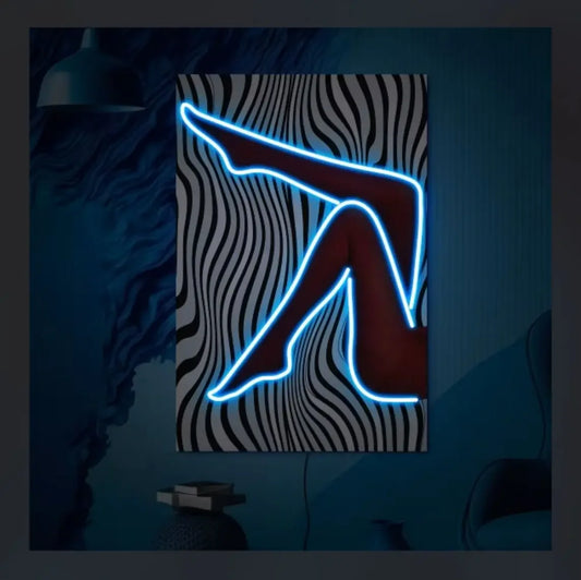 Legs Neon Art Women Body Wall Art Neon Sign Sexy  Nombre Personalizado  Party Neon  Party Decoration