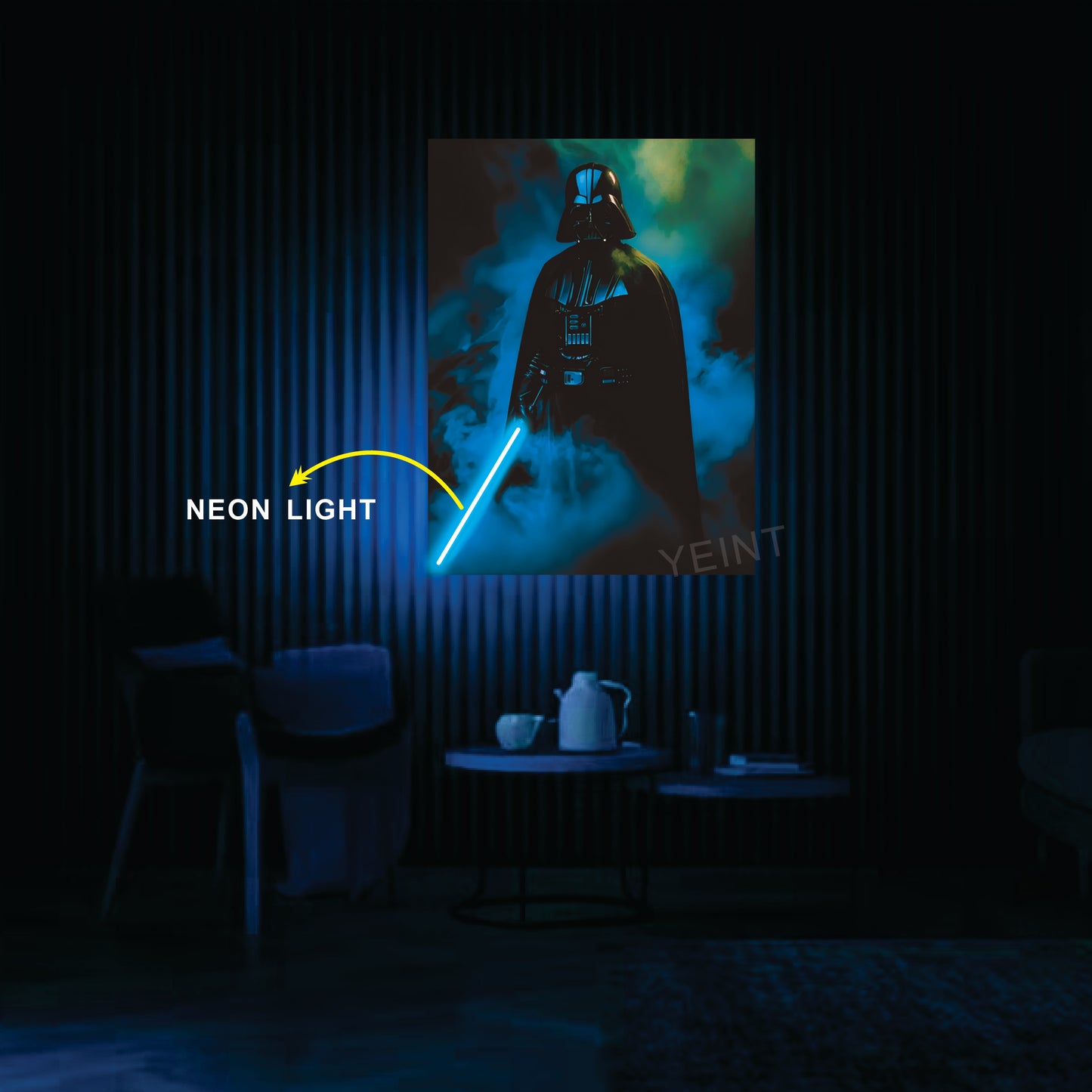Darth Vader Neon Art Neon Light Wall Art Lightsaber neon sign Led light Wall Decor Custom Led Sign Personalized Gifts Movie po
